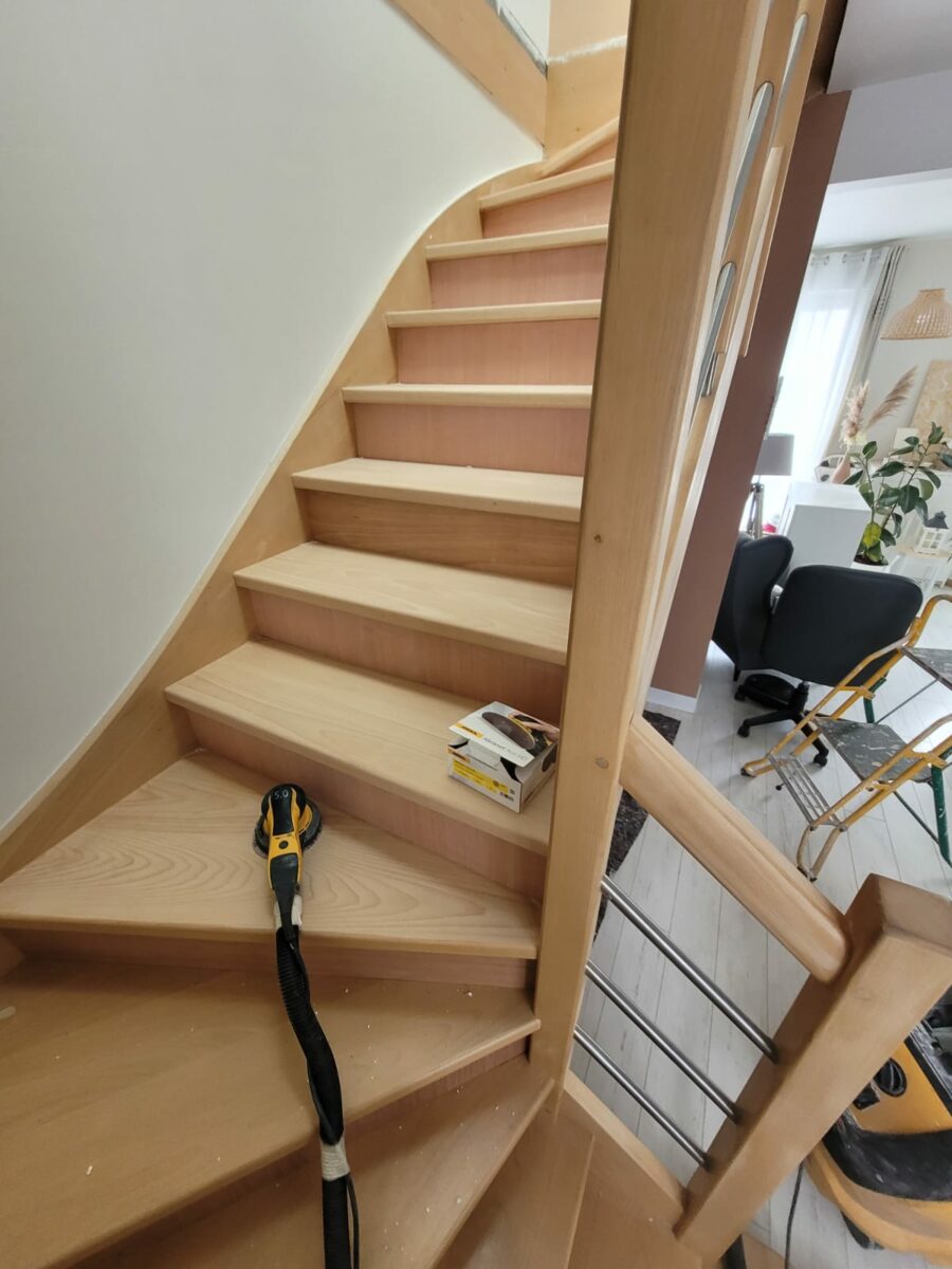 Entreprise Peinture Arnaud Coue Entreprise De Peinture A Plouay Escalier 3