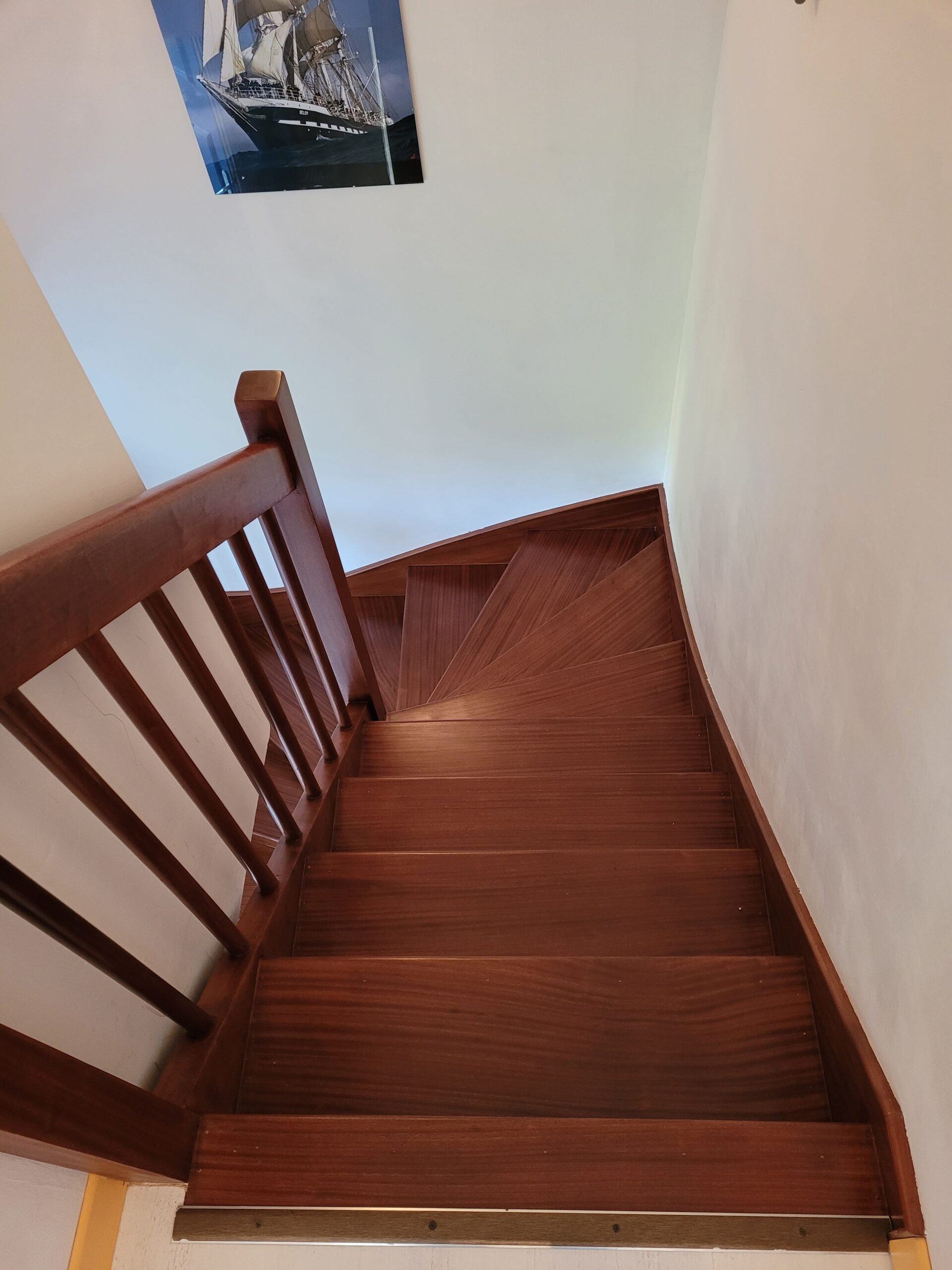 Entreprise Peinture Arnaud Coue Entreprise De Peinture A Plouay Guilligomarch Escalier Apres 1