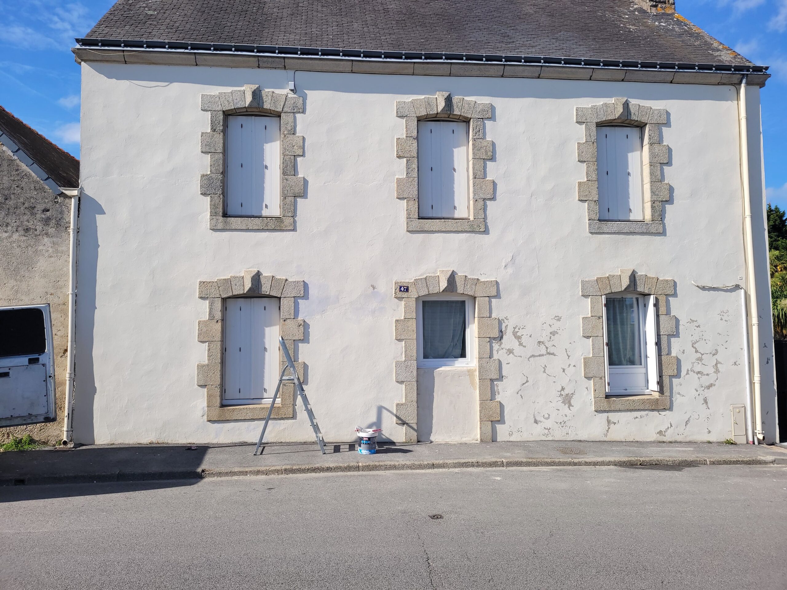 Entreprise Peinture Arnaud Coue Entreprise De Peinture A Plouay Plouay Exterieure Avant 1